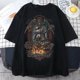 thumbnail image 1 of Camiseta de Disney con estampado de pesadilla antes de Navidad para mujer, ropa de calle gótica de manga corta, camiseta holgada Retro gótica Unisex Y2K, 1 of 4