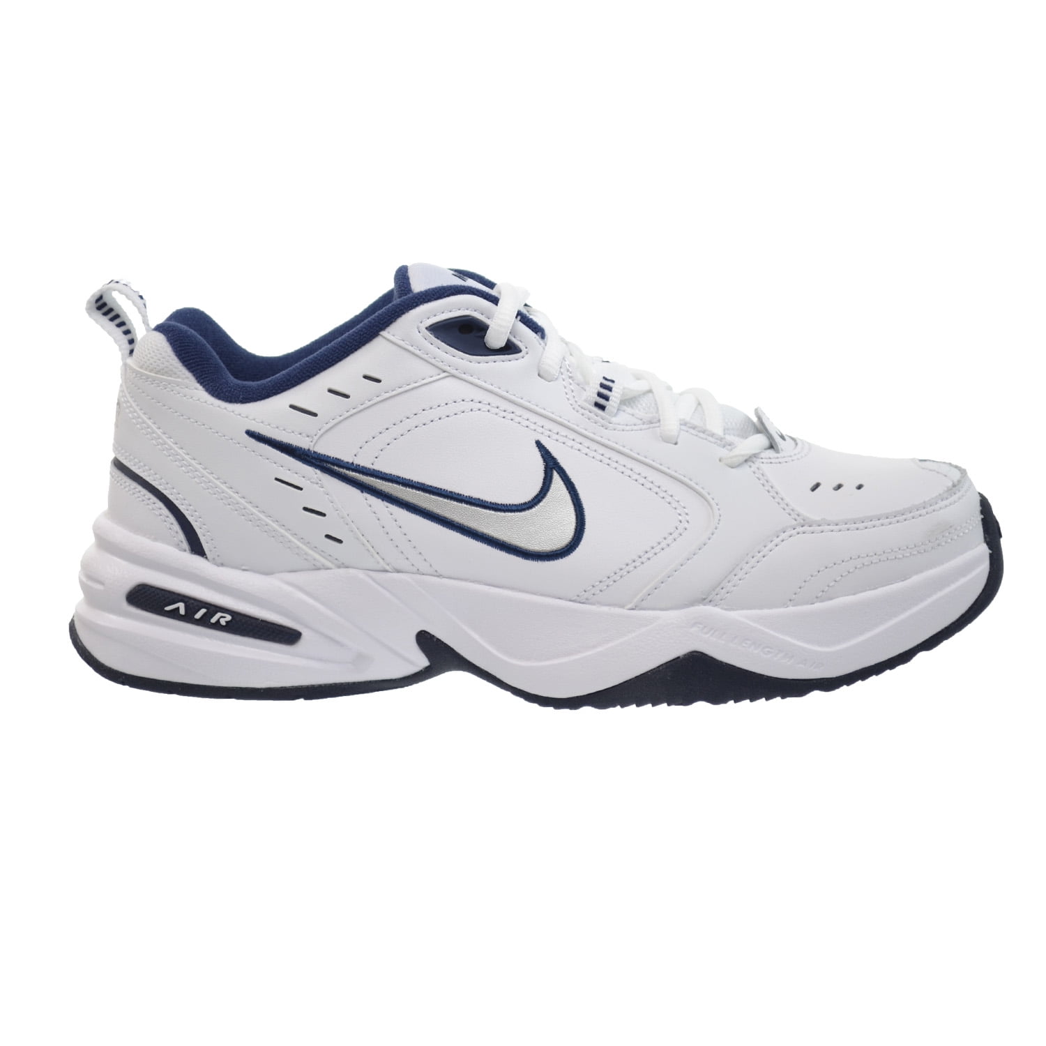 Nike Air Monarch IV Men's Shoes White/Metallic Silver 415445-102 ...