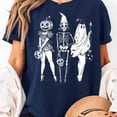 thumbnail image 3 of Unisex Spooky Girl Squad, Skeleton Ghost Pumpkin T-Shirt, Sizes S-5XL, Tbun, 3 of 5