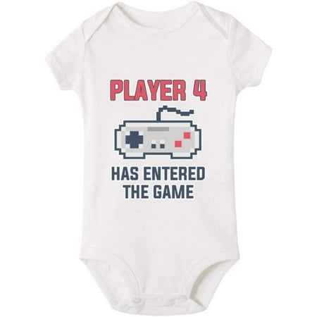 

Player 4 Has Entered The Game Baby s Clothes Infant Kids Long Sleeve Bodysuit
