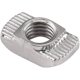 thumbnail image 3 of Tuerca en T, 50 piezas Tuerca en T Estándar europeo Sujetador de acero al carbono plateado galvanizado, 3 of 5
