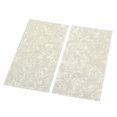 thumbnail image 3 of 2pcs White Pearl Celluloid Guitar Head Veneers Shell Sheets Guitar Parts, 3 of 7