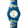 Timex Kids' Analog Watch, Blue/Surfer Nylon Strap
