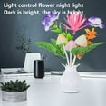 thumbnail image 2 of LED Flower Night Light Plug in with Dusk to Dawn Sensor 7 Color Change,Wall Lamps Plug in NightLight for Kids Adults, Bedroom, Bathroom, Kitchen, Hallway, Stairs, 2 of 6