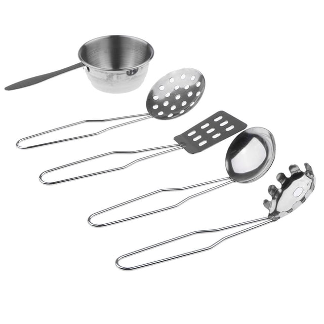 Juguetes de Cocina Utensilios de Acero Inoxidable Sunnimix 5 Piezas