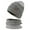 Gray, variant on Fesfesfes Outdoor Hat For Men And Women Couples Universal Neutral Knitted Hat Plus Velvet Thick Winter Warm Hat