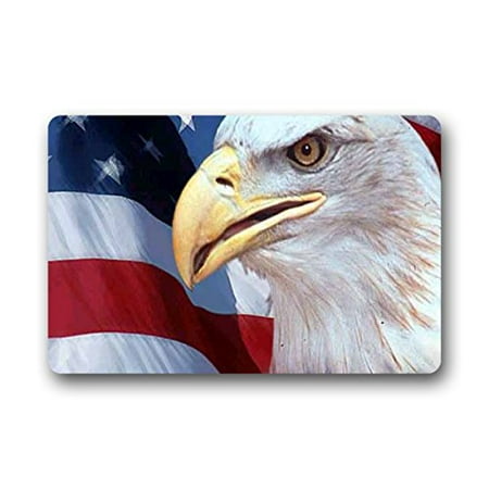 - WinHome Patriotic American Flag Doormat Floor Mats Rugs Outdoors/Indoor Doormat Size 30x18 inches