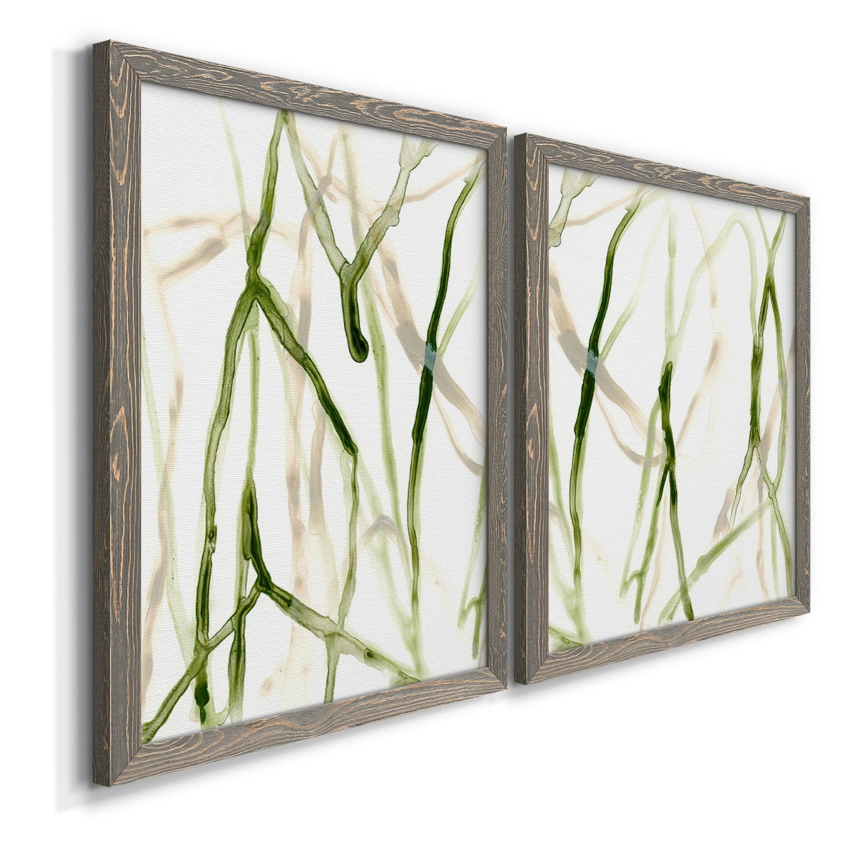 Runnel VII - Premium Framed Canvas 2 Piece Set - Ready to Hang