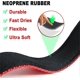 thumbnail image 4 of Collar reflectante ajustable básico con acolchado de neopreno suave, de nailon resistente, para cachorros, perros pequeños, medianos y grandes, rojo, talla M: 13-19.7 pulgadas, 4 of 5