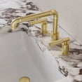 thumbnail image 6 of Avallon 8 in. Widespread, Sleek Handle, Bathroom Faucet in Brushed Gold, 6 of 10