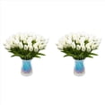 thumbnail image 1 of 60 Piezas de Flores de Tulipanes Artificiales Tulipanes de Tacto Real Ramo de Tulipanes de PU de Holanda Falsa Flor de LáTex TulipáN (), 1 of 5