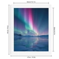 thumbnail image 2 of Paint by Numbers Kit for Adults, Aurora Borealis Over Frozen Landscape Paint by Numbers, Easy Paint by Numbers Kit for Adults Beginner, DIY Adult Paint by Number Kits on Canvas, Home Decor, 2 of 7