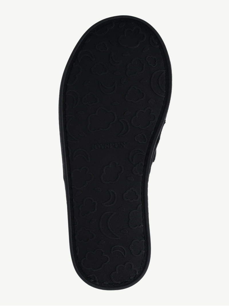 『美品』SANDERS plain  slipper　SIZE7 Joyspun Women's Quilted Single Band Slide Slippers, Wide