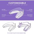 thumbnail image 1 of Taian 4 piezas de Sanda Taekwondo Boxeo Deportes Equipo de protección Protector bucal de silicona para adultos Protector dental Antidesgaste Protector bucal Protector bucal, 1 of 2
