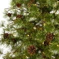 thumbnail image 3 of Nearly Natural 6ft. Wyoming Alpine Artificial Christmas Tree with 150 Clear (Multifunction) LED Lights and Pine Cones on Trunk, 3 of 10