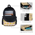 thumbnail image 4 of Zufioo Ducks And Pink Heart Pattern Adult Backpack,Wear-resistant and Breathable Multi-pocket Backpack, Suitable for Travel, Business and Outdoor Activities, 4 of 9