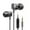 Gray, variant on taicans Wired Headphones, Lightweight Aluminum Wired in Ear Earbud Headphones With Mic