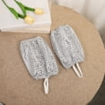 thumbnail image 2 of SRZYMJ Silver Sequin Dance Socks, Sparkle Party Cuffs, Shiny Sock Covers, 2 of 3