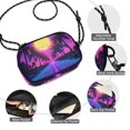 thumbnail image 3 of FORMRS Mini Crossbody Bag for Women Adjustable Shoulder Rope Travel Casual Phone Purse, Purple Neon Road, 3 of 7