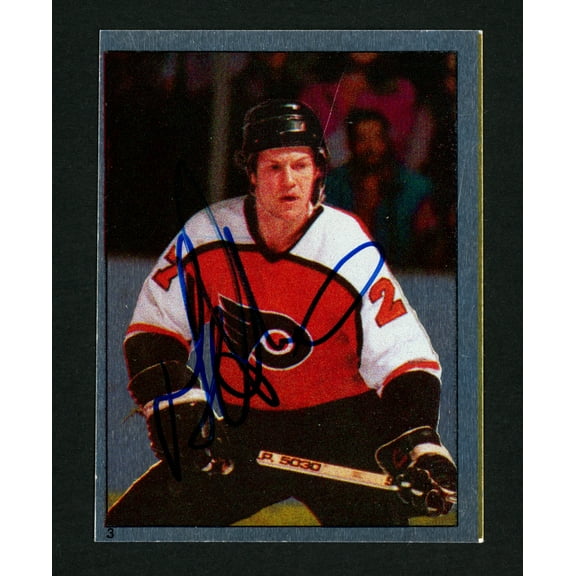 Darryl Sittler Autographed 1983-84 Topps Sticker Card #3 Philadelphia Flyers SKU #154105