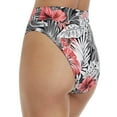 thumbnail image 4 of CAMIO MIO Coral Tropics High-Waist Bikini Swim Bottom, US Large, NWOT, 4 of 4