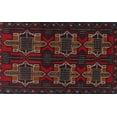 thumbnail image 1 of Ahgly Company Machine Washable Indoor Rectangle Traditional Dark Brown Area Rugs, 7' x 9', 1 of 7