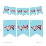 Pennant Party Banner Airplane