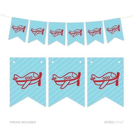 Pennant Party Banner Airplane