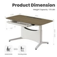 thumbnail image 5 of ERGONOMIC STANDING DESK with Smart Memory & Cable Management – Adjustable Height Desk for Home Office, 5 of 14