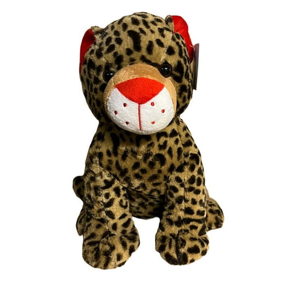 Valentine's Day Hug Me Red Tiger Leopard Lion 12" Plush Soft Gift Doll New