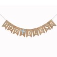 thumbnail image 1 of Baptism Decorations Delicate Religious Banner Adornment Flag Decoration Outdoor Hanging Banners for Scene Layout Decorating Use Blue, 1 of 6