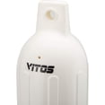 thumbnail image 4 of Vitos Marine Ribbed Boat Fenders Bumpers Fender Lines Dock Shield Protection (White, 4.5" x 16"), 4 of 5