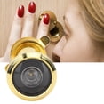 thumbnail image 1 of 2Pcs Door Viewer, 220 Degree Door Viewer, With Back Cover For Home Door Viewer 14mm Gold, 1 of 8