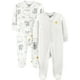 thumbnail image 1 of Pijama para bebé Simple Joys de 2 vías con cremallera térmica Sleep Play, 1 of 3