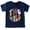 Dark Blue, variant on EnJoCho Little Children Daily Blouse Teenager Kids Unisex Top Short Sleeved TWO WILD Fun Print Crewneck T Shirt for Children 3 to 13 Years Summer Boys & Girls