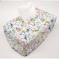 thumbnail image 2 of Birds & Butterflies in Blooms Tissue Box Cover by Penny's Needful Things (Short Rectangle) (White), 2 of 2
