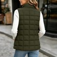 thumbnail image 6 of Edvintorg Women's Winter Waistcoat Sleeveless Zip up Puffer Jacket Lightweight Padded Vest with Pockets Fall Outerwear, 6 of 6