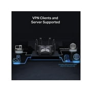 TP-Link Archer AXE300 Quad-Band AXE16000 WiFi 6E Router - Dual 10Gb Ports Wireless Internet Router, Gaming Router, Supports VPN Client, 2.5G WAN/LAN Port, 4 x Gigabit LAN Ports