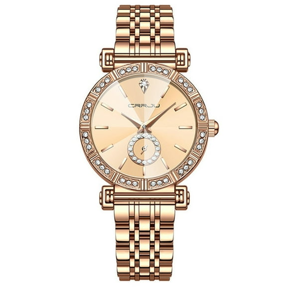 Women Watch Fashion Gold Diamond Analog Quartz Female Watch for Women Luxury Dress Ladies Stainless Steel Waterproof Wrist Watches