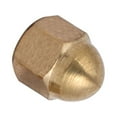 thumbnail image 4 of 10Pcs M3 Female Thread Nut DIN1587 Dome Cap Head Hex Brass Tone, 4 of 5
