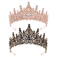 thumbnail image 1 of 2 coronas de diamantes de imitación para novia, diadema para mujer, tocado de boda, tocado para banquete, 1 of 8