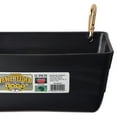 thumbnail image 3 of Little Giant Duraflex FF11 Rust Resistant 11" Fence Pig Feeder with Clips, Black, 3 of 4