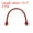 Red, variant on Unique Bargains 15.7' Leather Purse Strap with Ear Shaped End Bag Handle Replacement for Purse Handbag Wallet Red