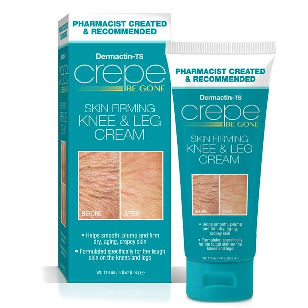 Crepe Be Gone Crema reafirmante para rodillas y piernas 4 oz.