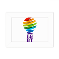 thumbnail image 1 of Light s Differentiate Identify Rainbow Equality Photo Mount Frame Picture Art Painting Desktop 5x7 inch, 1 of 3