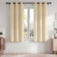 thumbnail image 1 of Blackout Blackout Cortinas, Juego de Cortinas de 2 Piezas para Recámara y Sala de Estar 42x63 Pulgadas, Cortinas Térmicas Aislantes Que Oscurecen la Habitación con Ojales, Reducción de Ruido y Bloque, 1 of 7