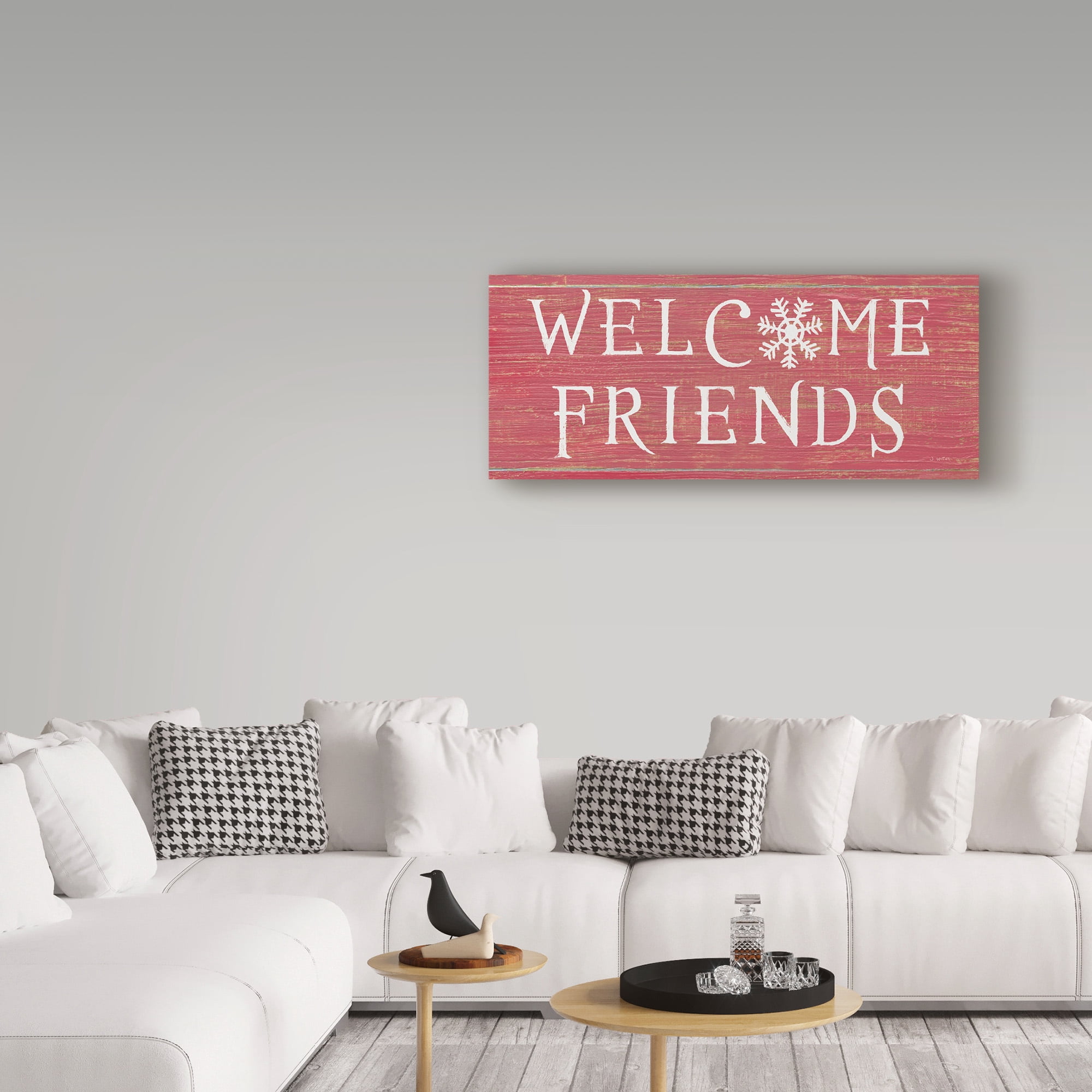 Trademark Fine Art 'Christmas Affinity II Red' Canvas Art by James Wiens