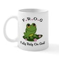 thumbnail image 2 of CafePress - FROG Fully Rely On God Mug - 11 oz Ceramic Mug - Novelty Coffee Tea Cup, 2 of 6