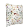 thumbnail image 2 of Bingfone Wildflower Watercolor Linen Throw Pillow Covers Cushion Case Pocket Button Vintage Farmhouse Pillowcase-16"x16", 2 of 9