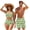 Cucumber Print, variant on Couples Matching Swimsuits White Skull Butterfly Women's Bikini Sets High Waisted Men's Swim Trunks with Pocket Bathing Suit Hawaii Couples Swimwear Matching Bathing Suits
